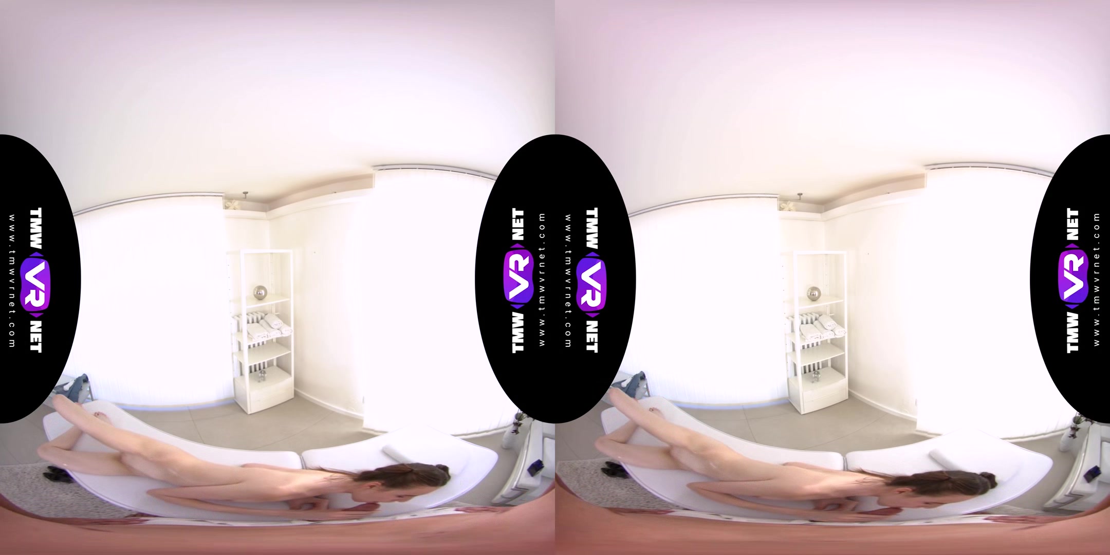 Double Blowjob From A Sweet Girl In Vr - Petite Teen Riding