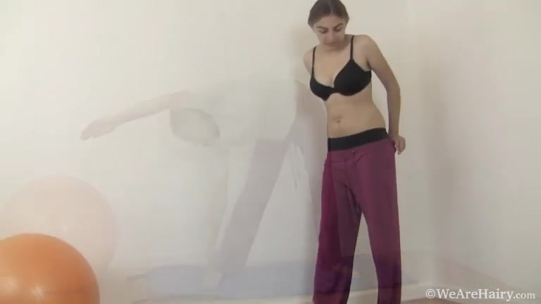 Sunny sits back and brushes her hairy body - Compilation - WeAreHairy