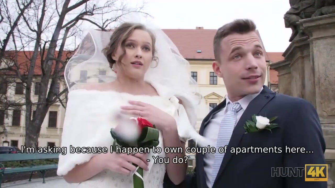 HUNT4K. Rich man pays well to fuck hot young babe on her wedding day