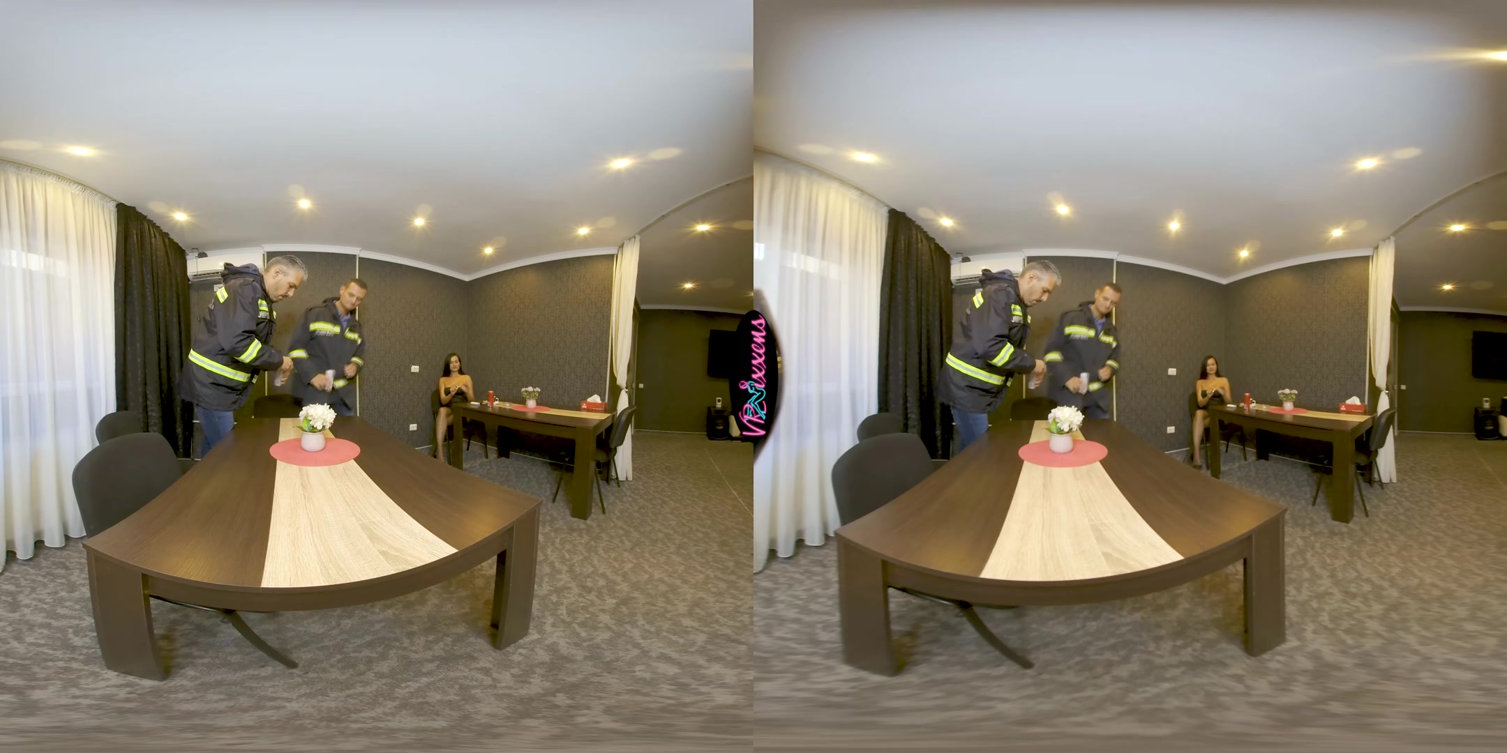 Milf On Fire & Two Firemen - VRixxens