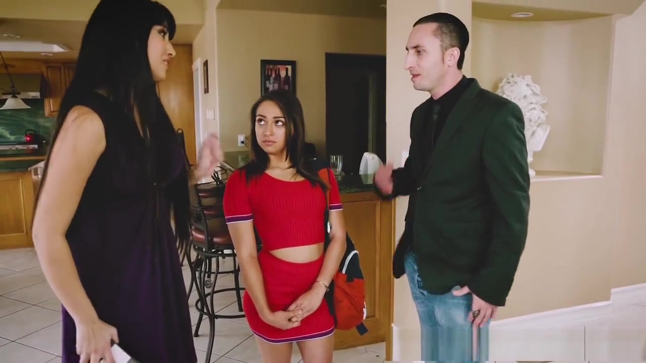 MILF catches babysitter masturbating