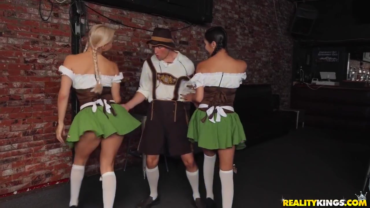 Dutch Whores Enjoying A Strangers Cock