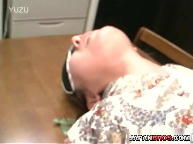 Gorgeous Asian milf folded cock sucking and drilled by cock