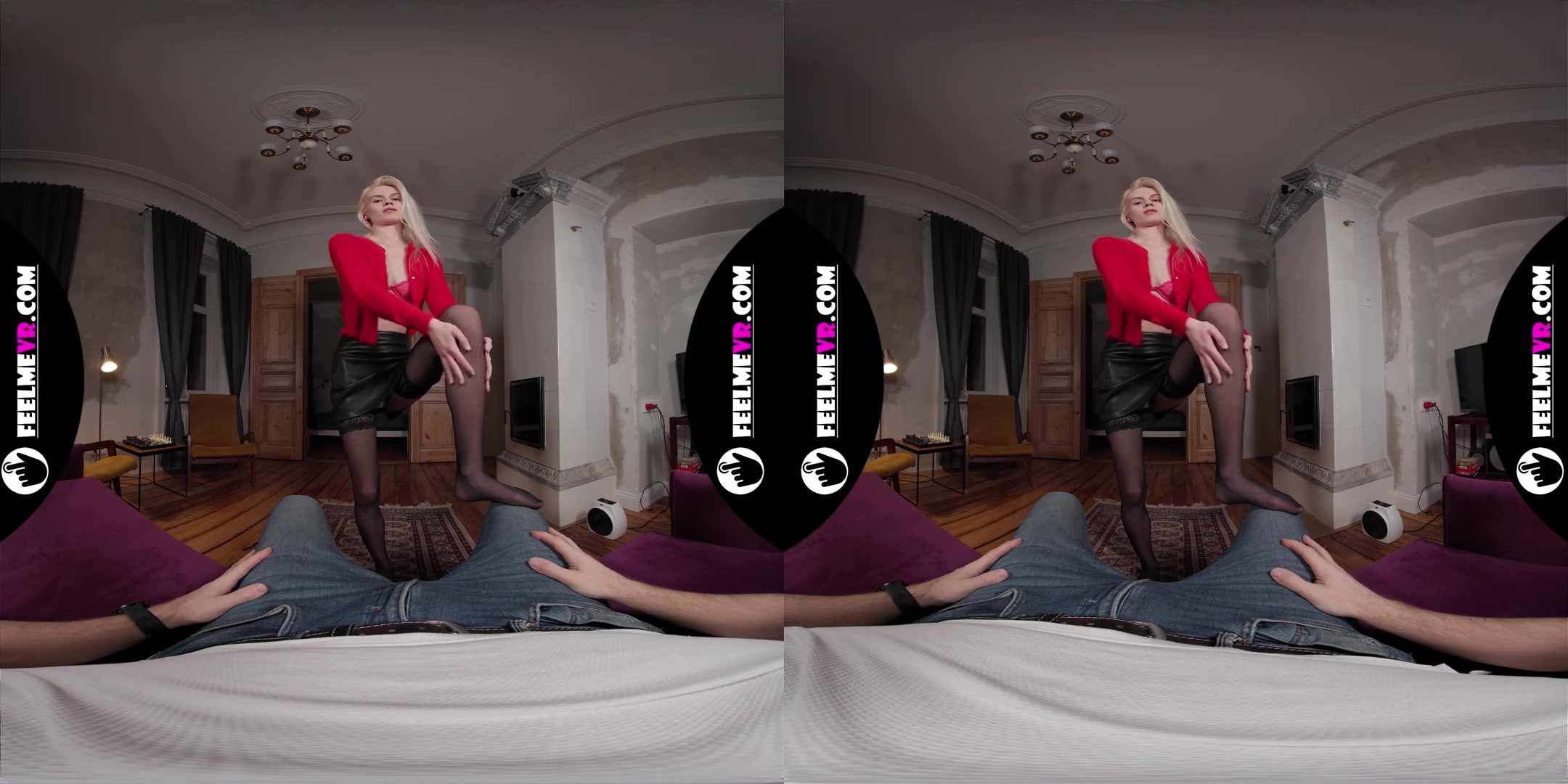 Amelia's Romantic Striptease In 8k Vr