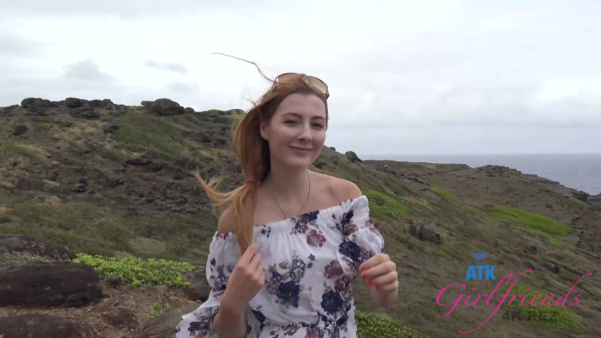 On A Short Hike Megan Gets A Little Naughty, And Pees For You To Watch