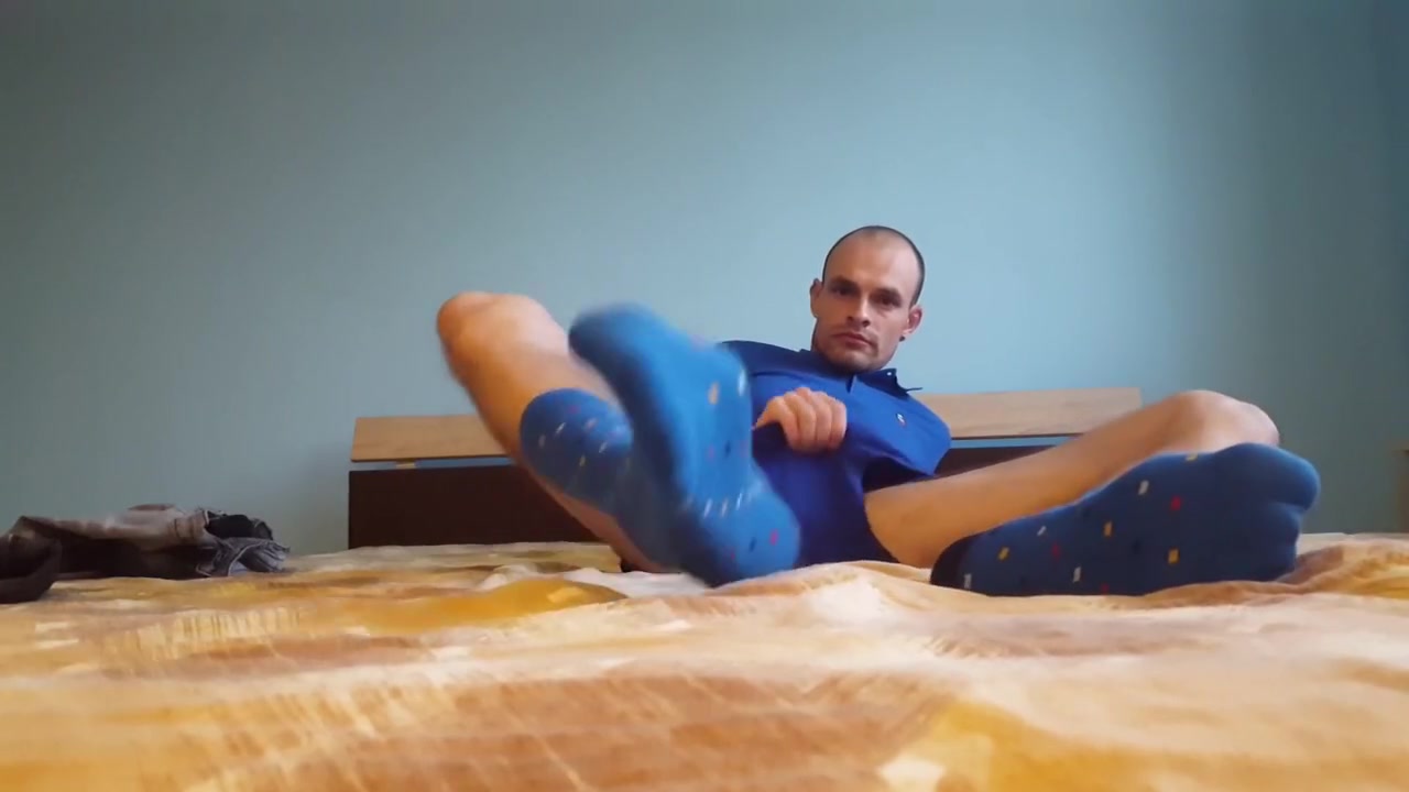 Feet Cock And Balls. Shoes And Socks. Showing Feet. Quality 4k