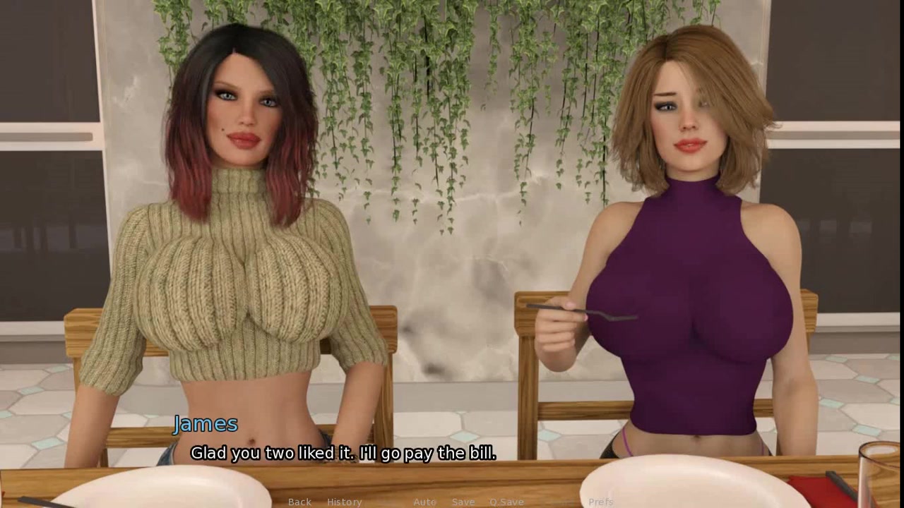 Thirsty For My Guests Lunch In Restaurant With Two Girls Ep 12