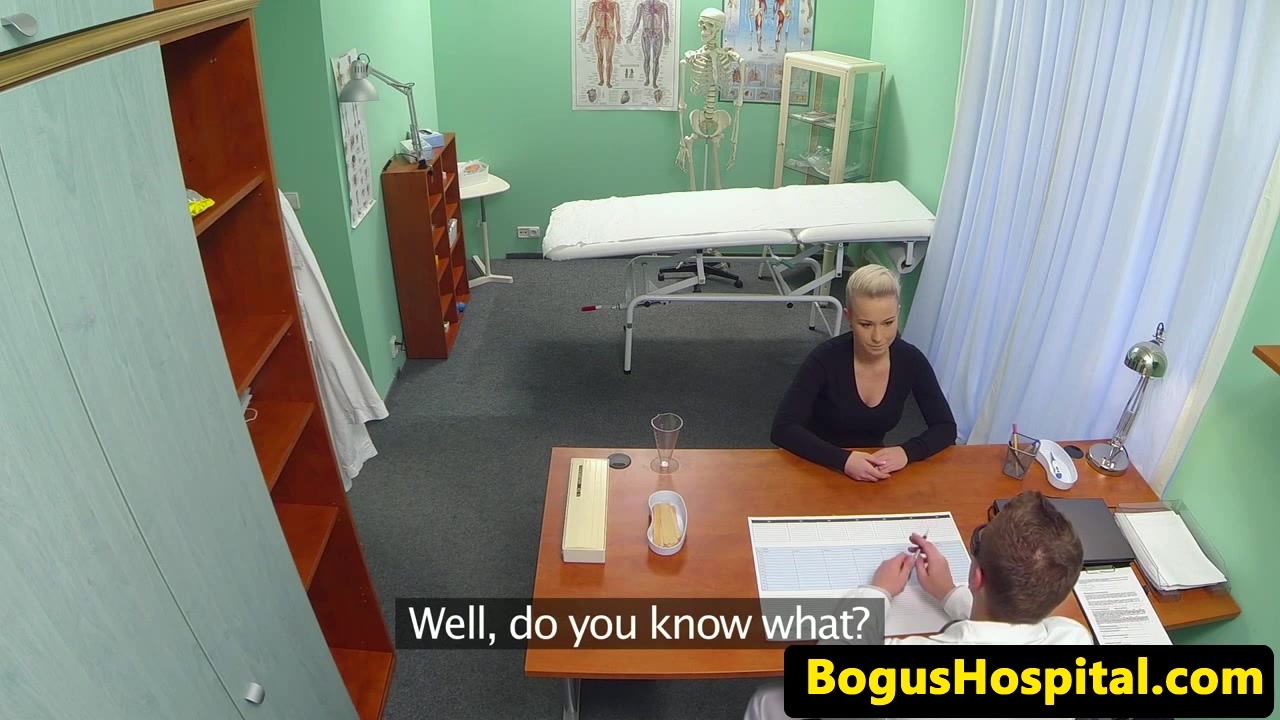 Busty amateur fucked by her doctor