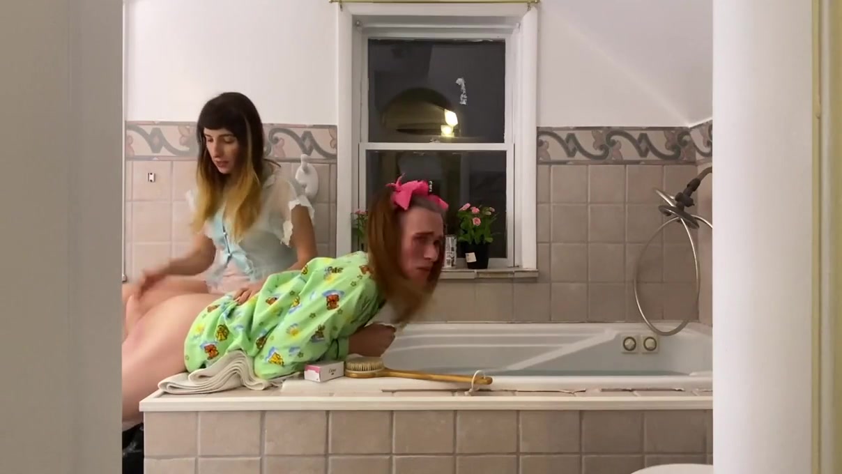 Sissy Francines Bath Time Punishment