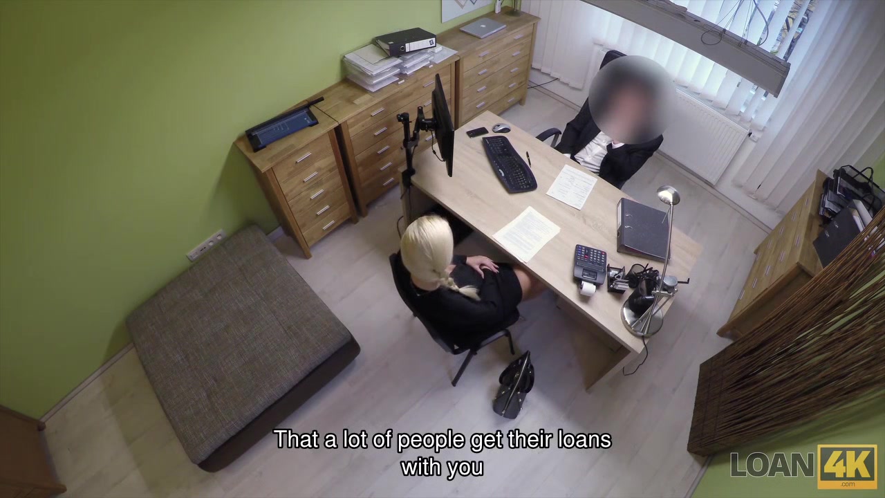 LOAN4K. Sex-hungry agent is ready to help miss if she satisfies him