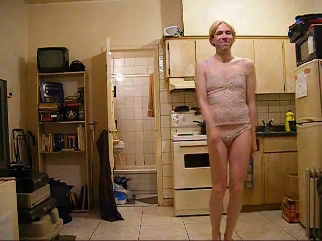 Amateur Crossdresser Teasing On Cam