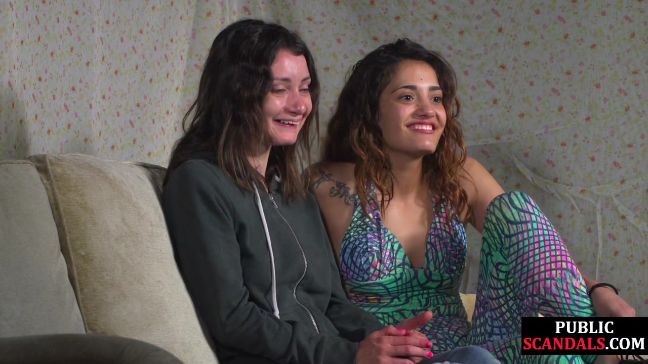 Public bitches fucked in group sex by dominating fuckers