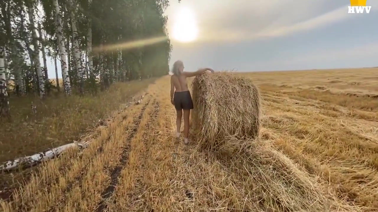 Whore Fucked And Cum In Mouth In The Hayloft