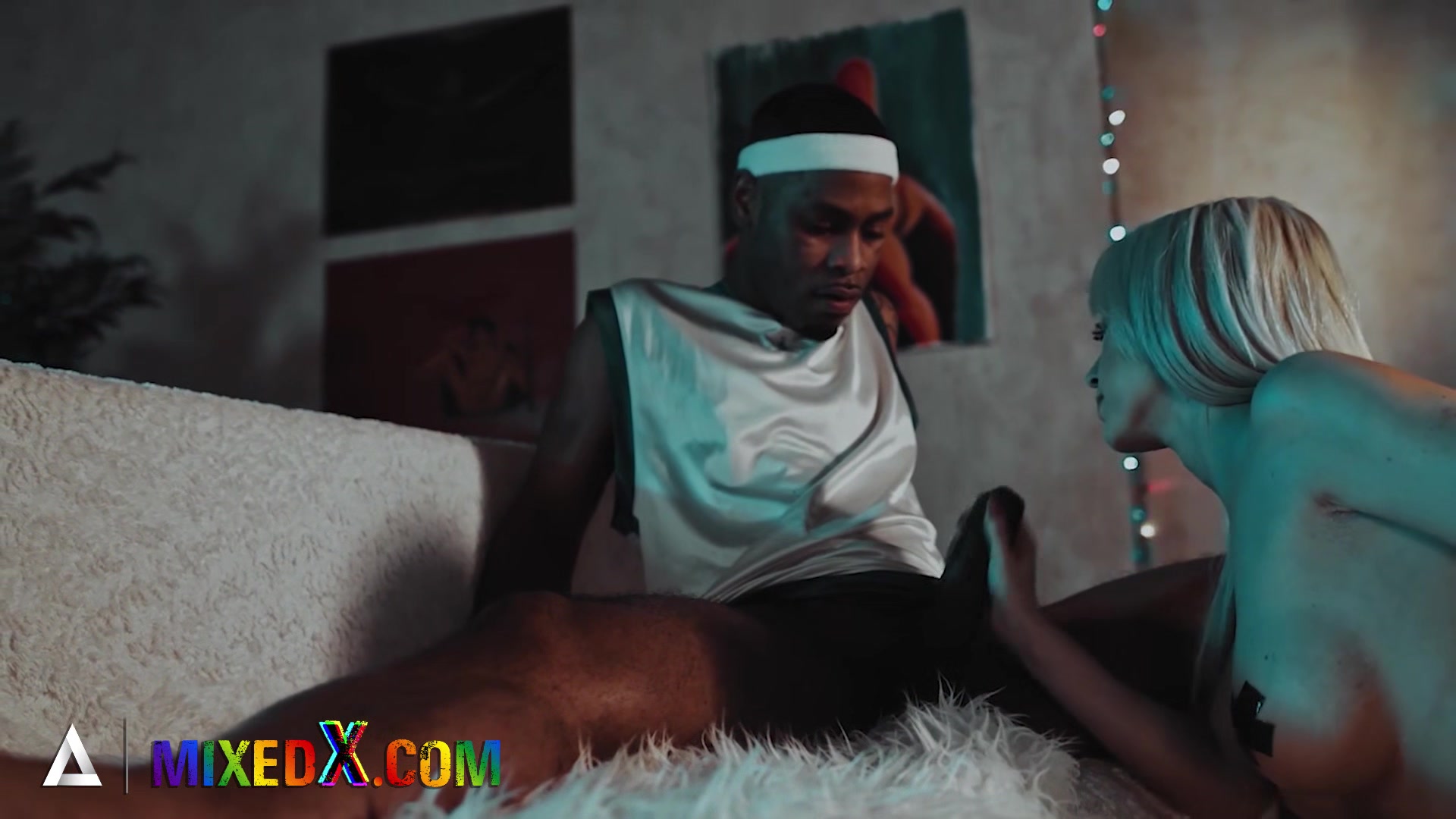 MIXEDX - Blonde Bombass Christina Shine Takes The Lead With A Big Ride On A Black Cock