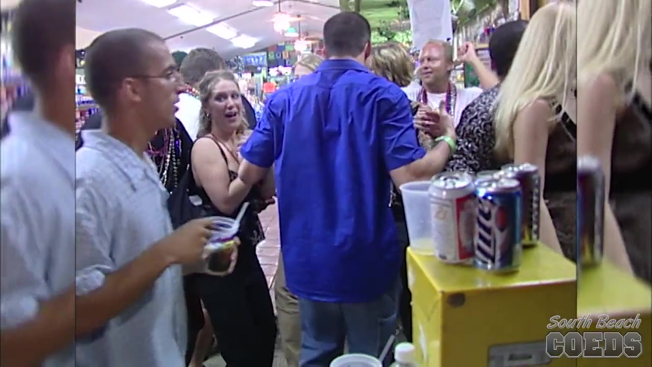 Bikini Contest at Rick's Key West and Dance Floor Flashing Girls - SouthBeachCoeds
