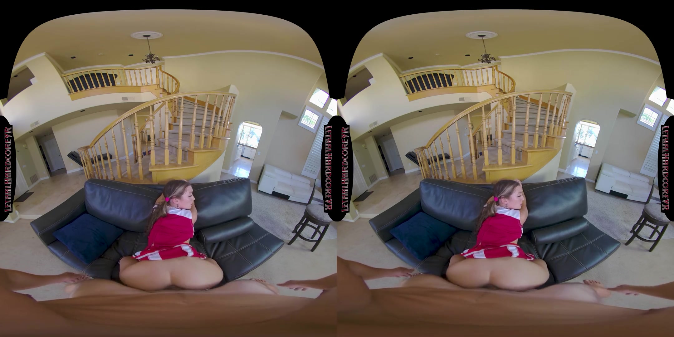 Cheerleader Gets Stretched - Extra Long Cheerlead Porn VR Video