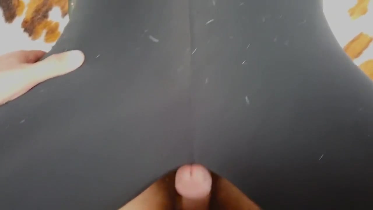 Ginger Redhead teen 18+ Doing Yoga in Sports Bodysuit and Gets Covered with Cum