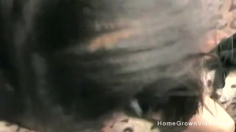 Hispanic amateur sucks him like a lollipop