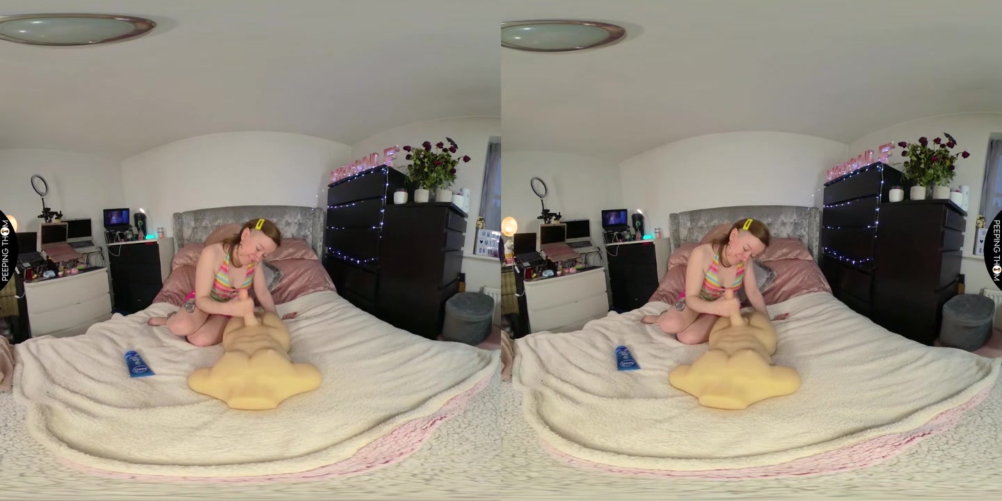 4ft 10 Ruby Lixxx Rides a HUGE toy - PeepingThom