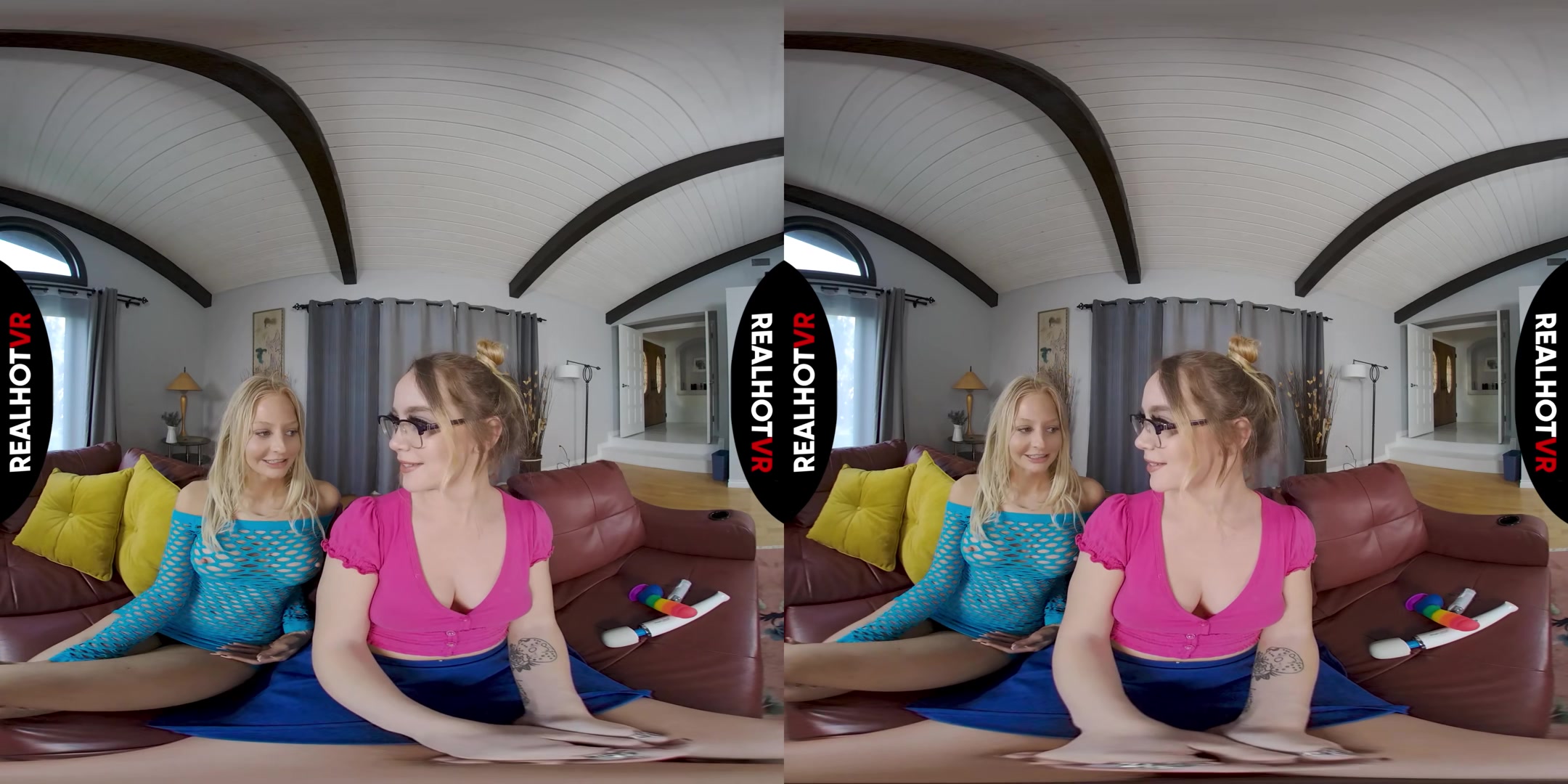 We Need DICK! CUM On My Big Tits or In Stepsister's Wet Pussy - RealHotVR