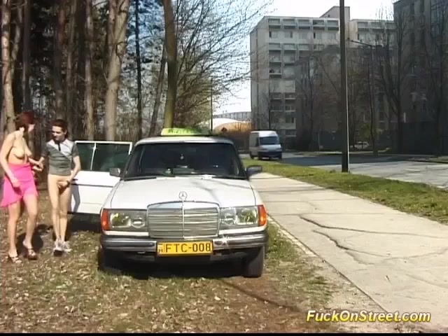 taxi diver fucks teen 18+ anal in public