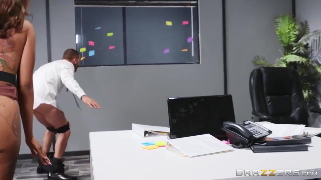 Check Out Big Tits On This Sexy Office Manager. Soft Tit Flesh - Halle Hayes And Scott Nails