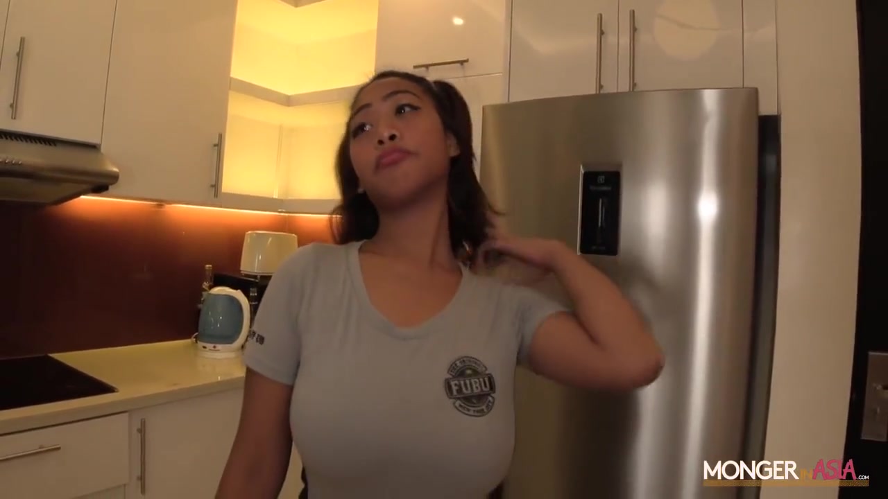 Asian teen 18+ Maid With Massive Boobs Gets Creampied