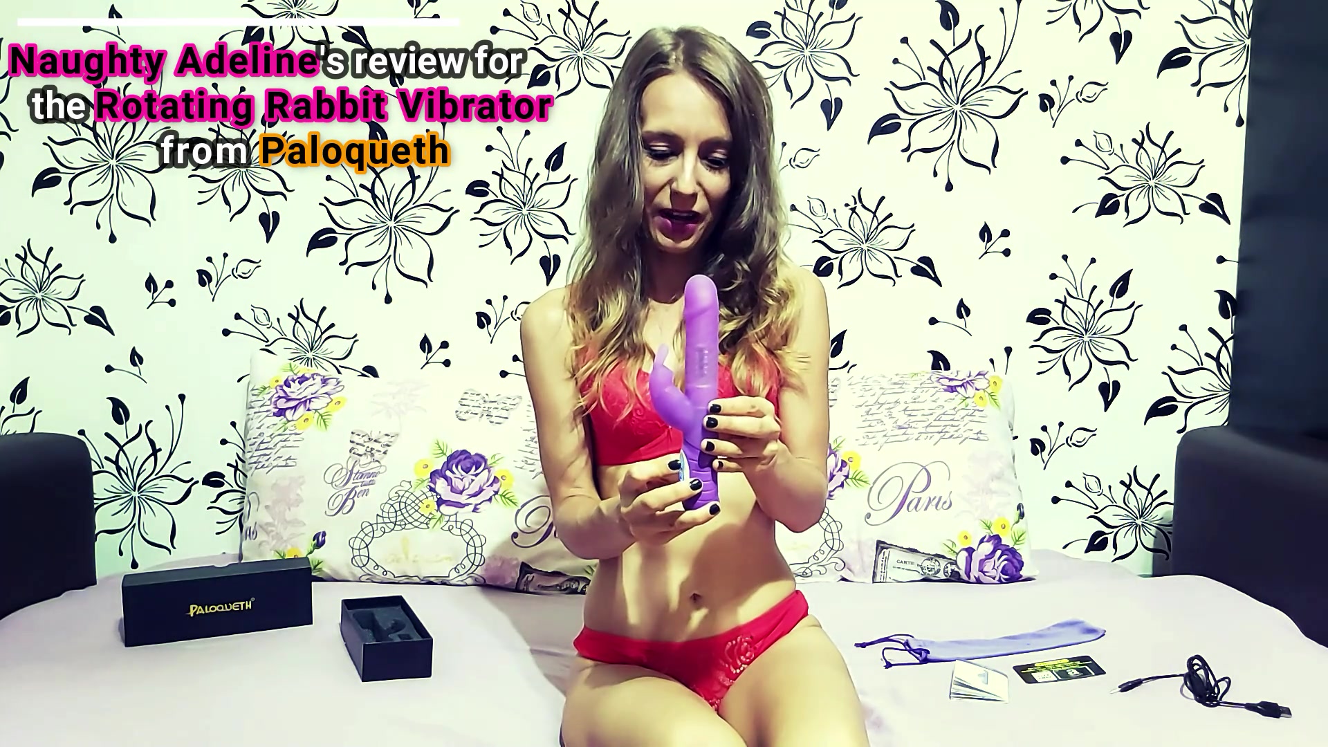 Review Rotating Rabbit Vibrator From Paloqueth Sfw - Sex Movies Featuring Naughty Adeline