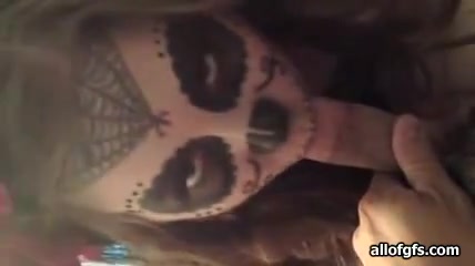 Halloween blowjob