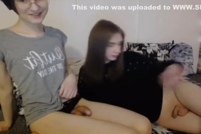 Cute Trannies Giving each other a Hot Blowjob