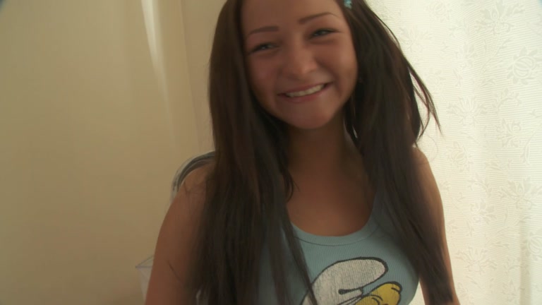 Dilettante legal age teenager 18+ has pretty 1st time in front of the camera