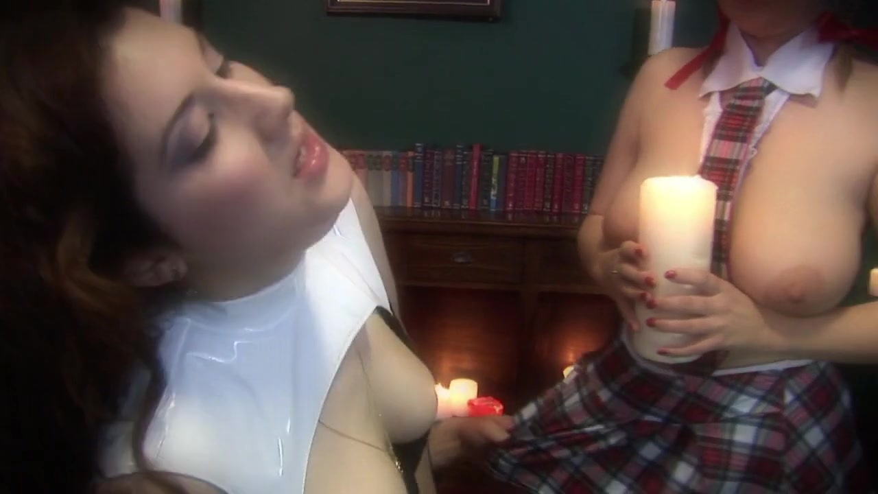 Two church college students 18+ fucked hard by a masked big cocked demon by House of submission