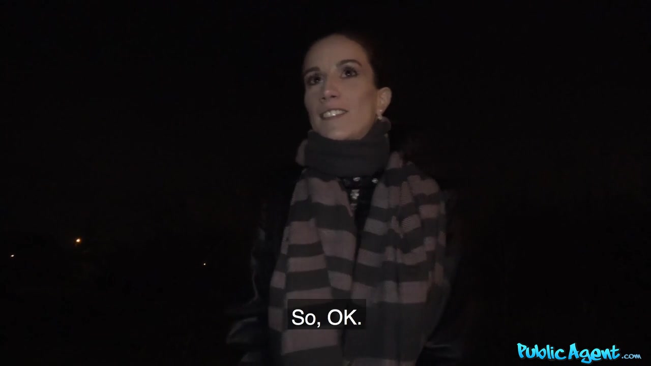 Ali Bordeaux Martin Gun in Night time outdoor sex at the station - PublicAgent