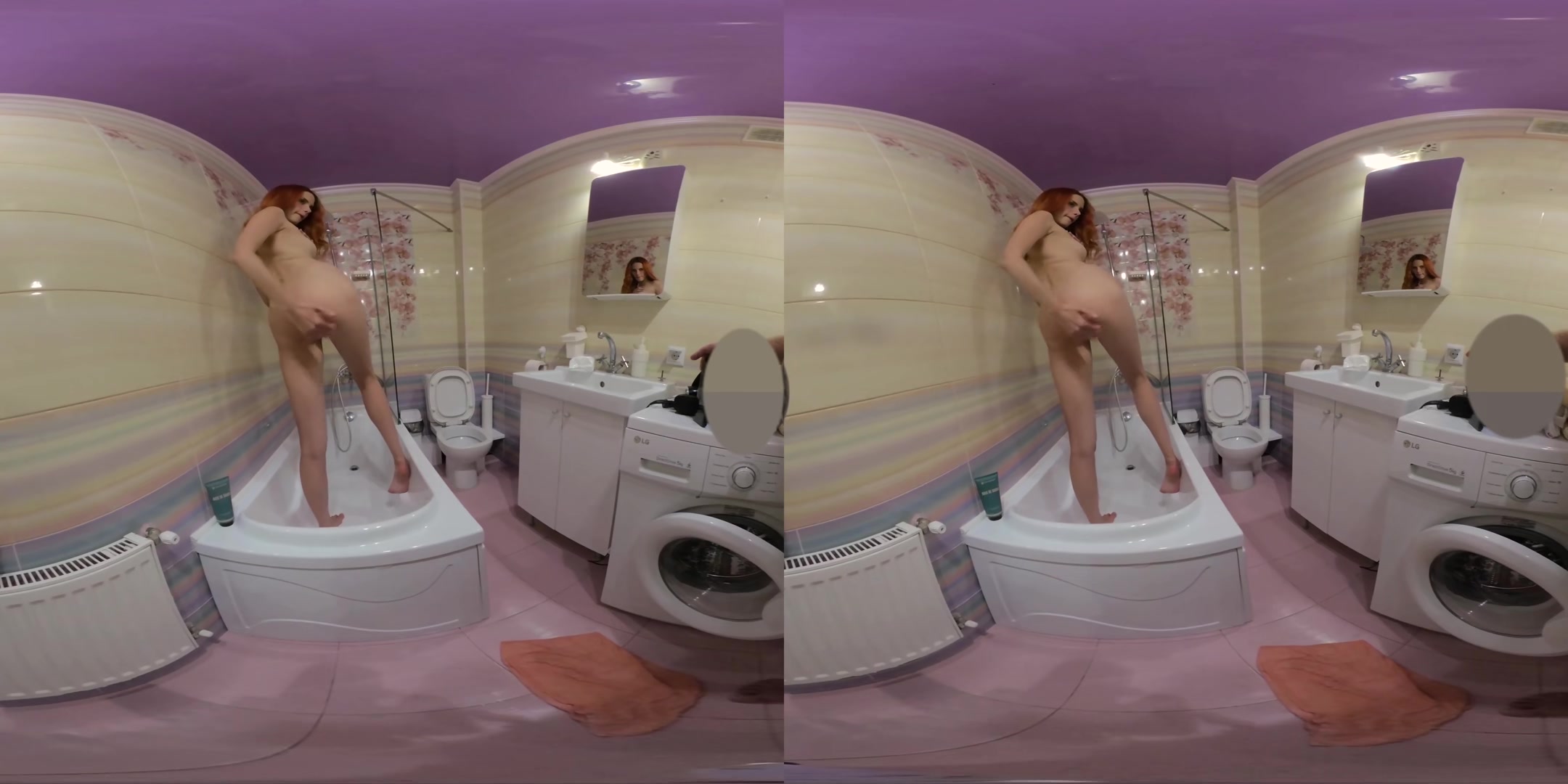Hot Redheads teen 18+ Anabel ** In Bathroom - VRmodels