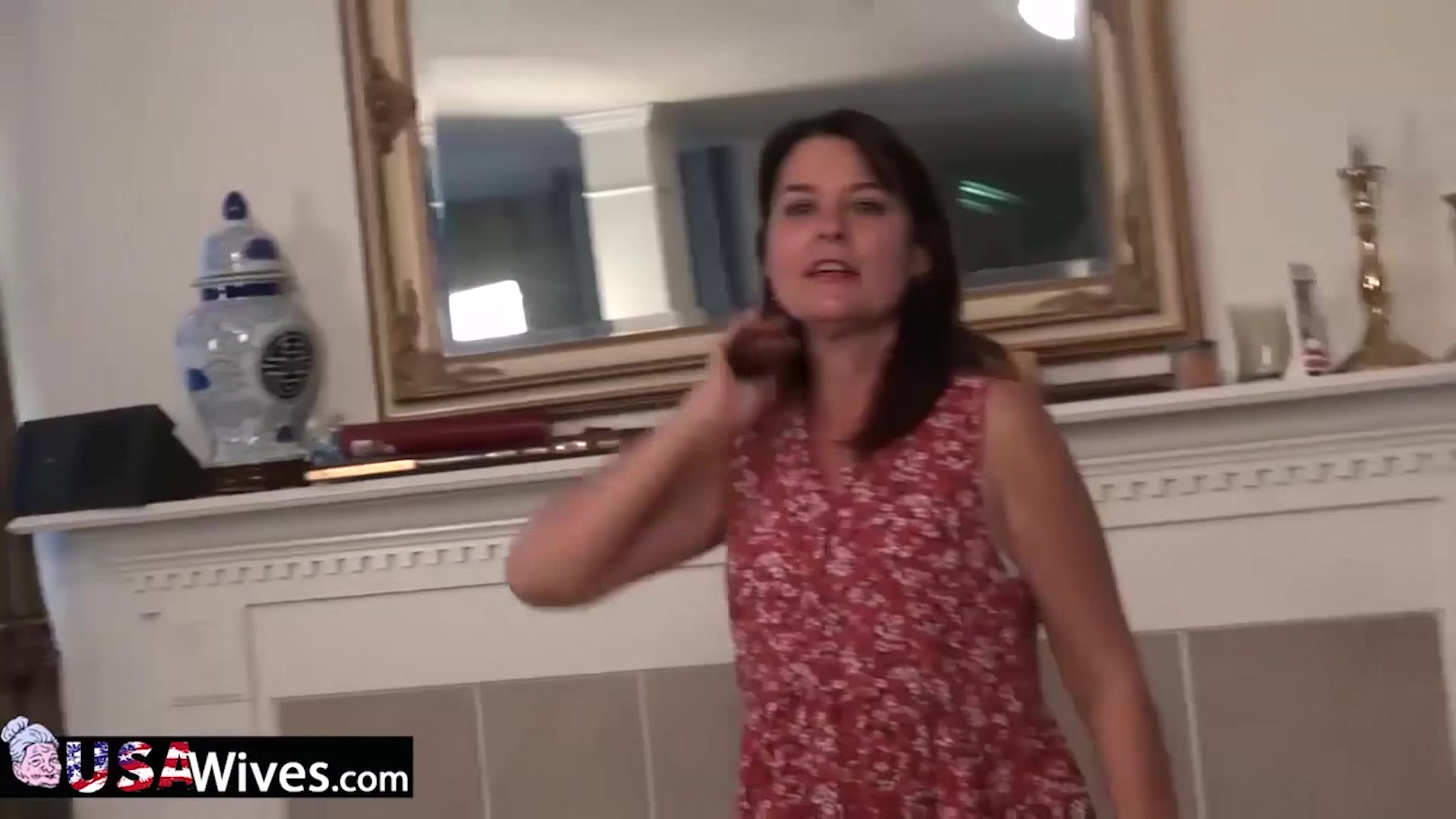 USAwives Two Matures Masturbation Mashup With Fingering and Sextoys