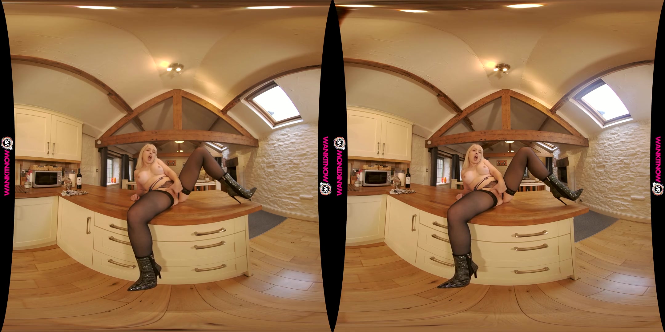 You Like To Watch, Stepbro? - Busty Blonde Cutie Shows off her Big Tits