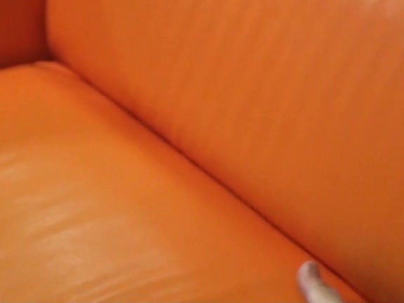 Cum smeared over round hotty's ass cheeks