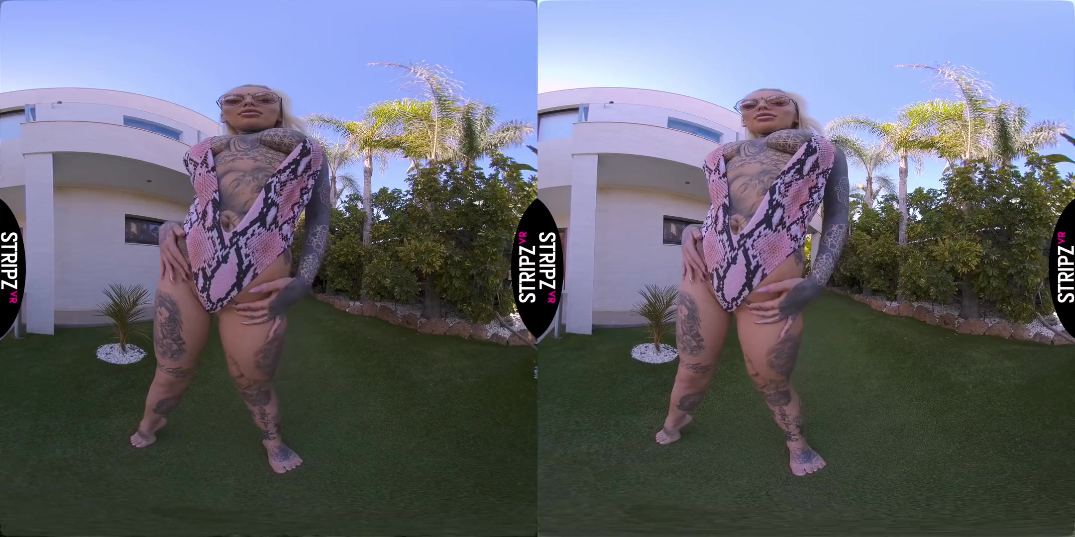 Hotter Than Hot - Blonde Alt-Girl Striptease - SexLikeReal
