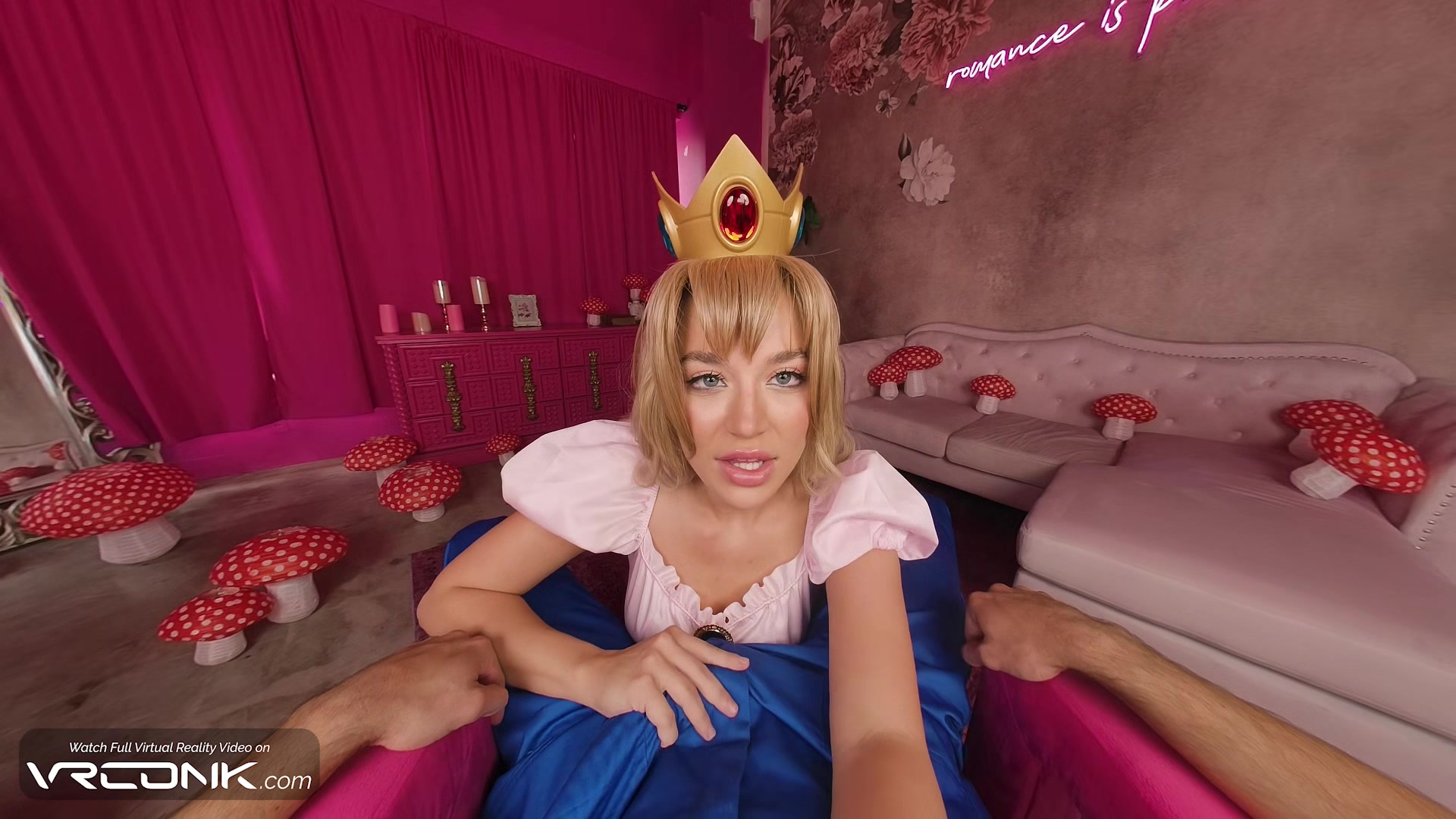 VR Conk Sexy Blake Blossom Gets Pounded Hard In Mario Princess Peach Cosplay HD Porn Parody
