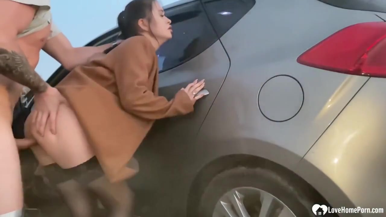 Horny Slut Getting Dicked Outside