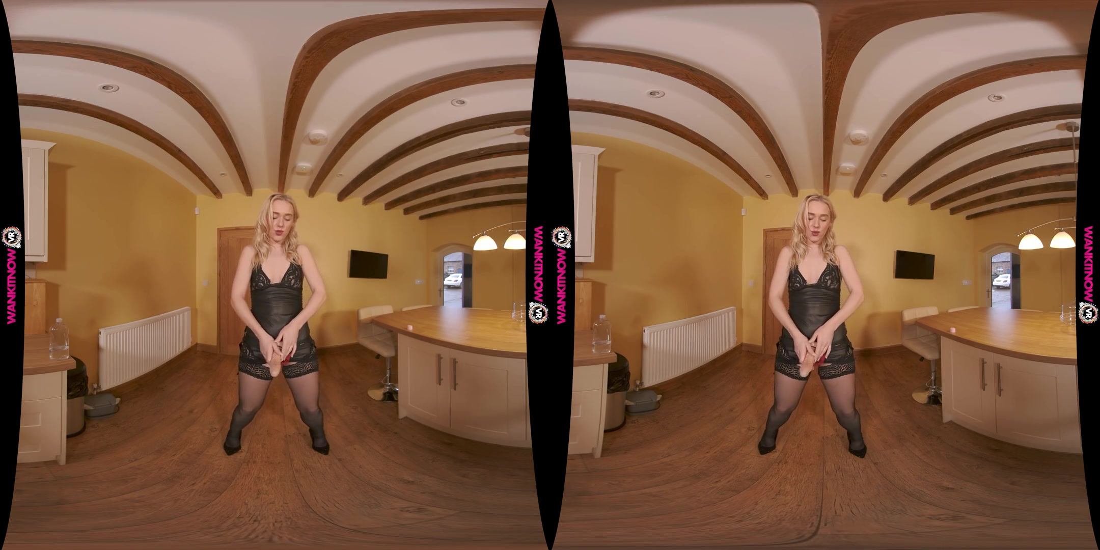 Masturbation Lesson - Blonde Lingerie Toy JOI - SexLikeReal