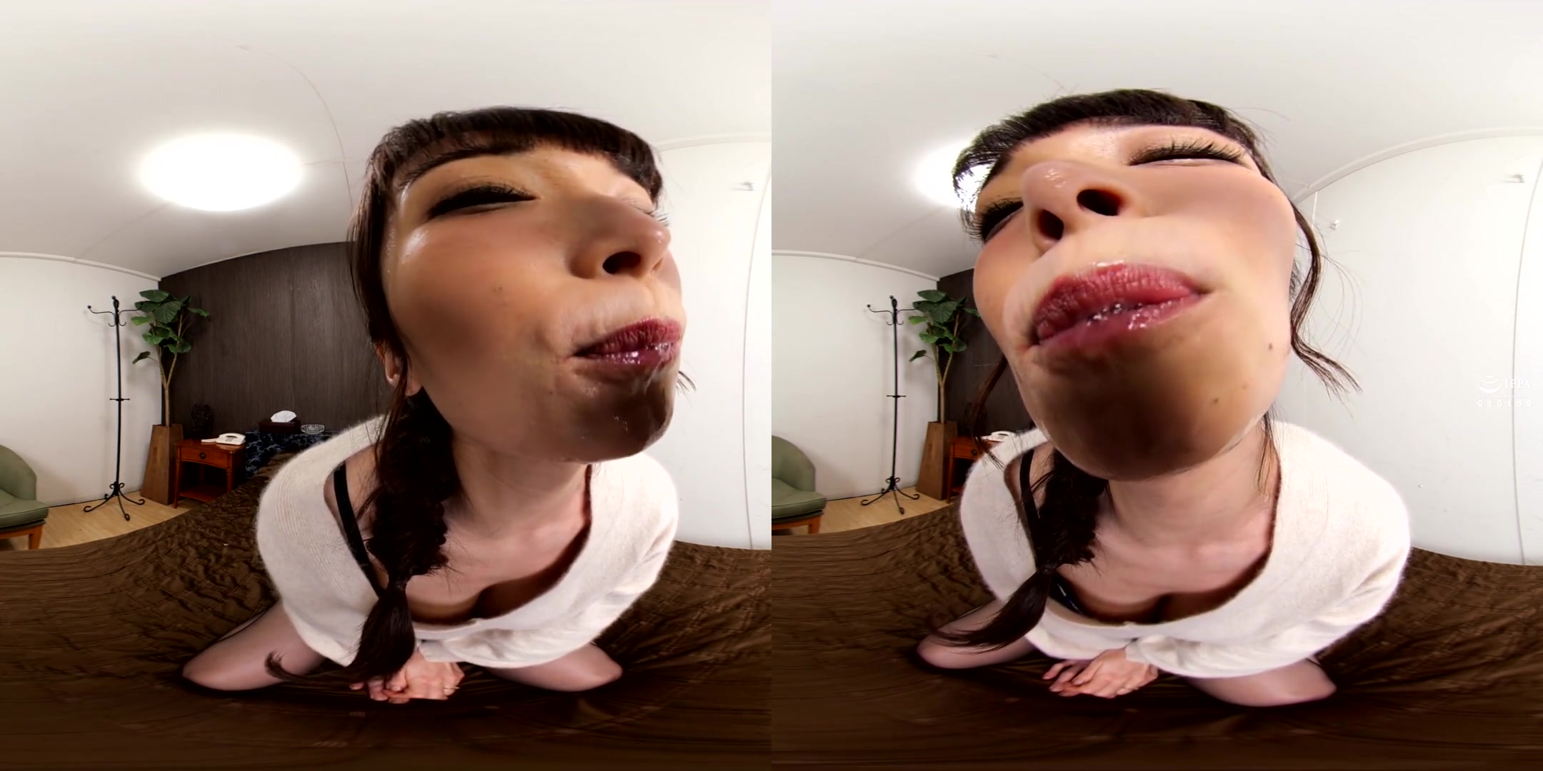 Drooling Wife A Nasty World Rich with Saliva and Pheromones; JAV Idol Sloppy Sex