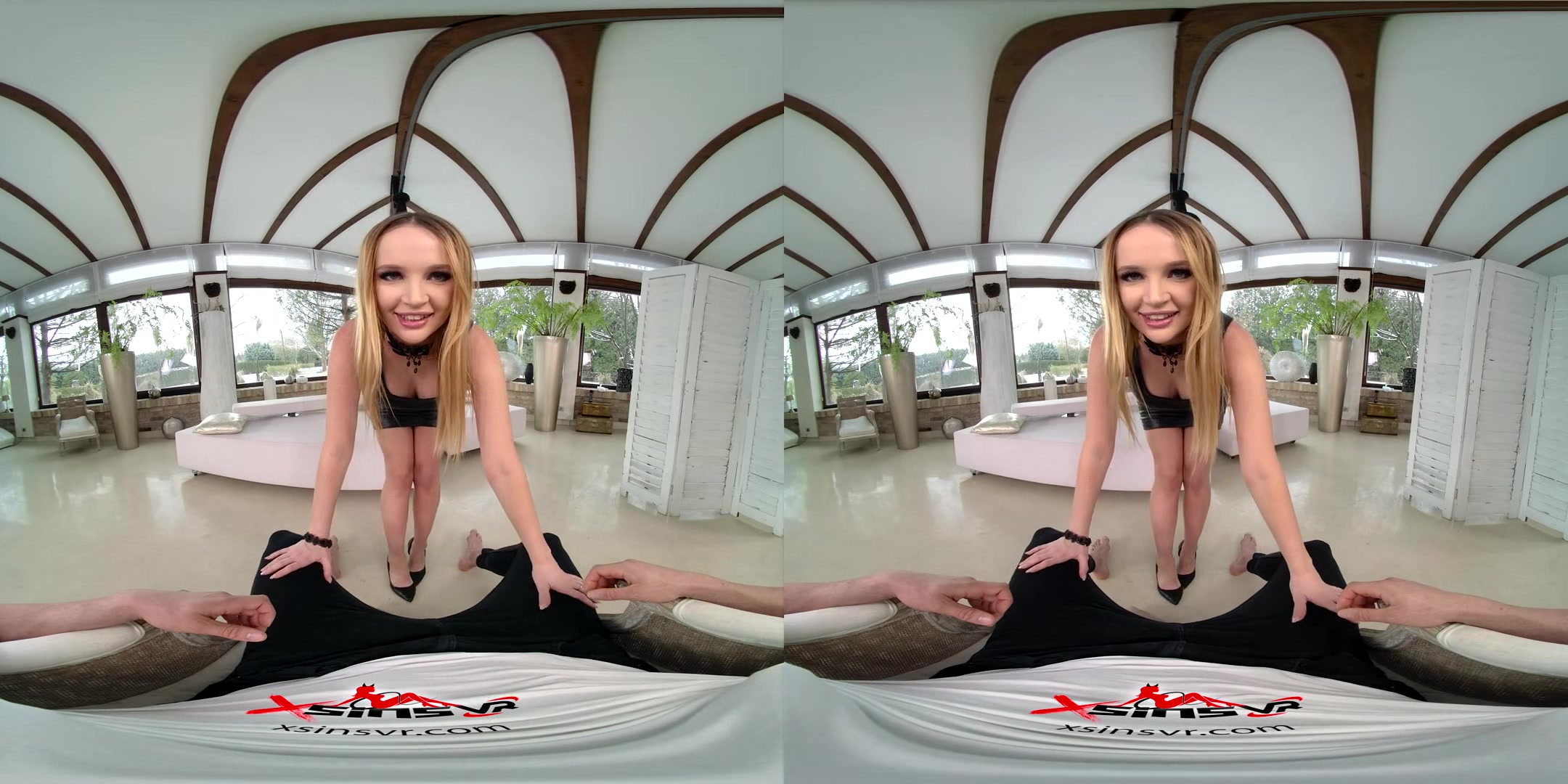 Freezing Outside, Hot Indoor...; Pornstar Kaisa Nord in a Tight Little Black Dress Fucks