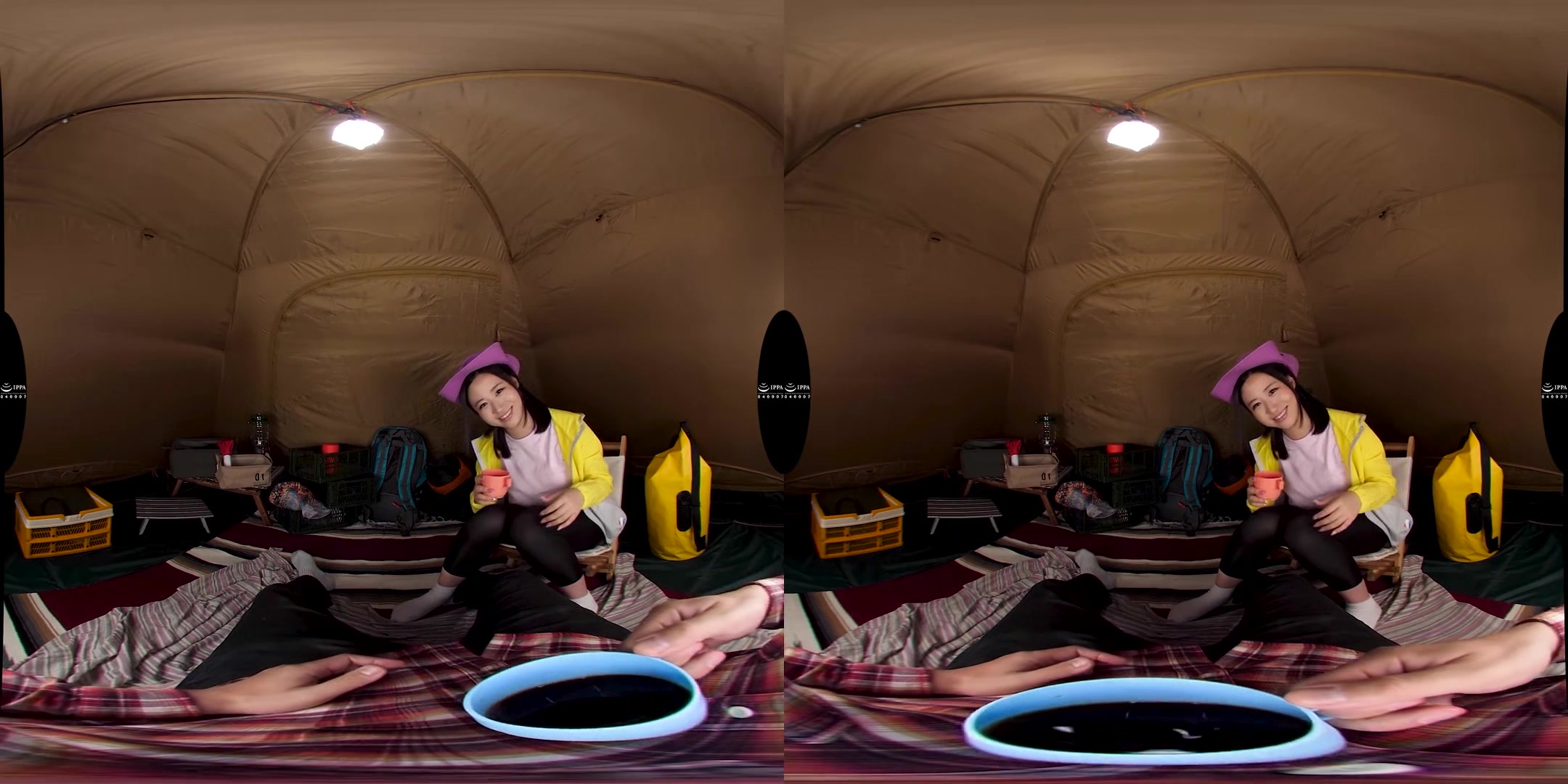 Camping Girl: Flirting in the Tent and Creampie Sex - Japanese Virtual Girlfriend Hardcore Camping Sex