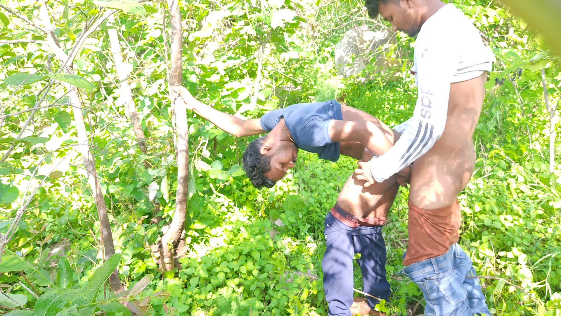 This Morning Without Washing Their Faces They Went To The Forest And Slowly Stopped Near The Pit Both Of Them Hard Fun
