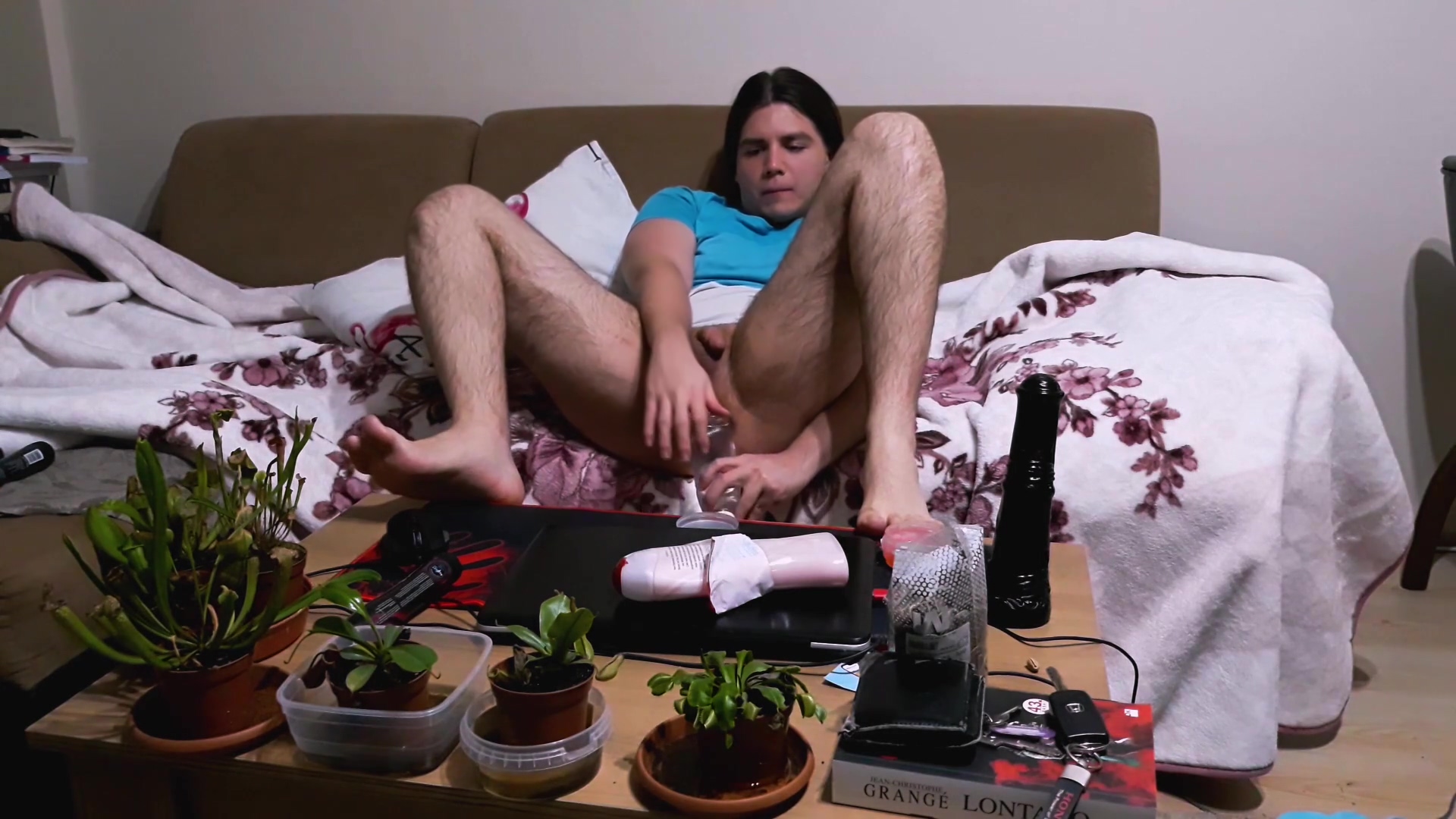 Boy Likes To Play With Horse Dildo