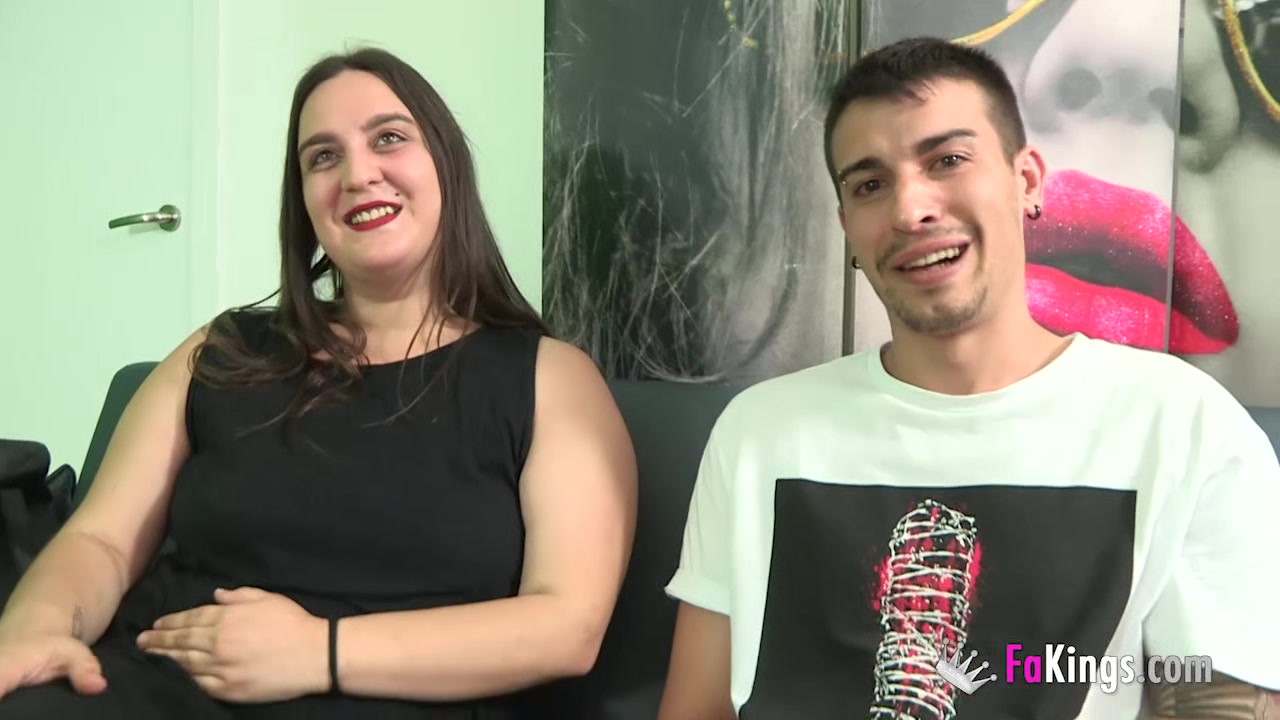 Chubby brunette has always wanted to be drilled by JD's meat stick