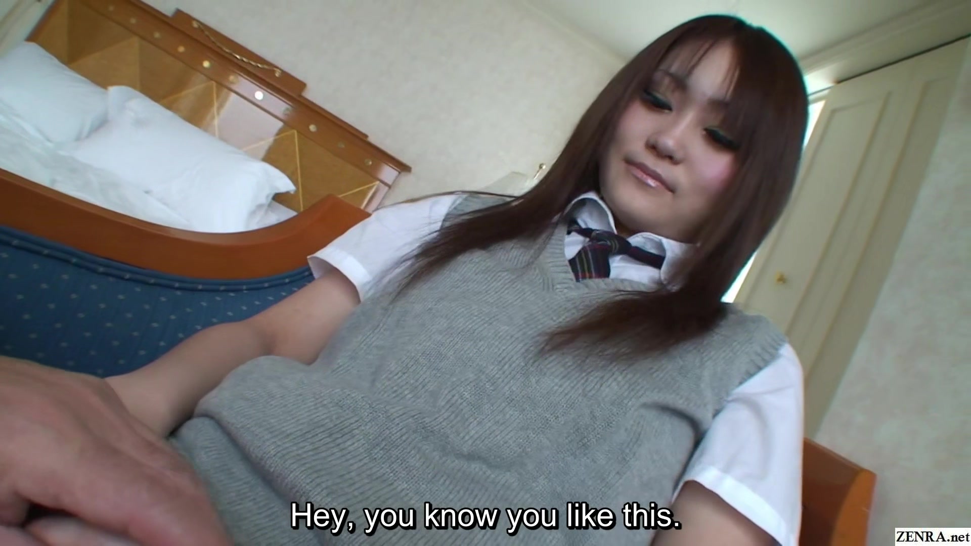 Japanese gyaru cosplaying as student 18+ hotel hookup fantasy