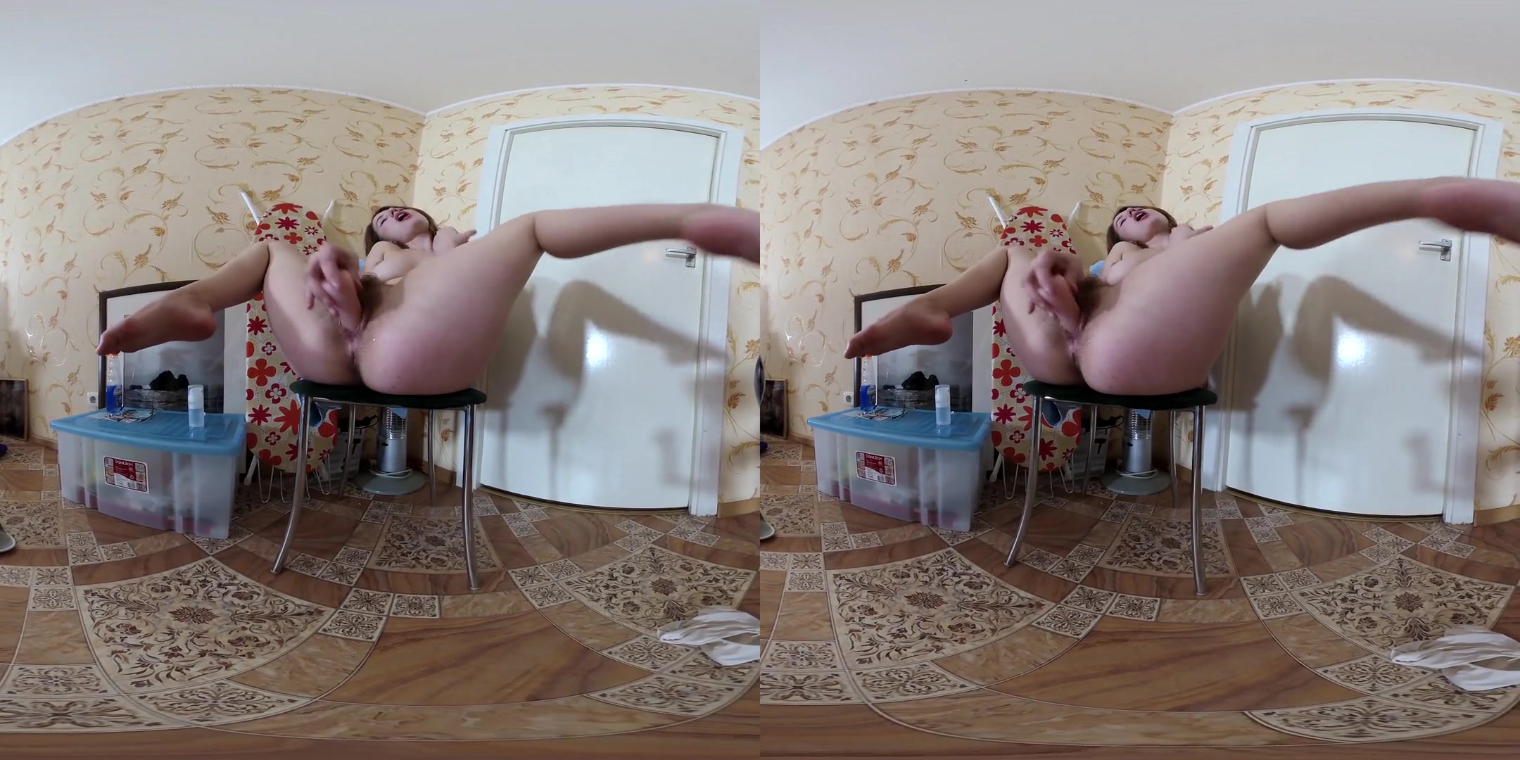 Lida in Lida Plays with Toy after Shower - VRmodels
