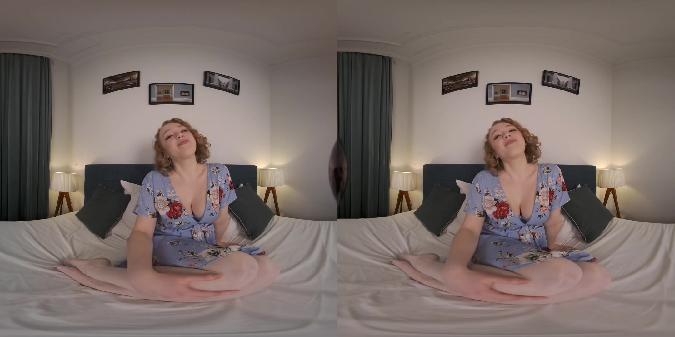 Can You Take Sarah In Those White Stockings?; Busty Amateur Stocking Fetish Solo